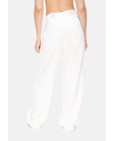 ICON DENIM Jeans donna bianco