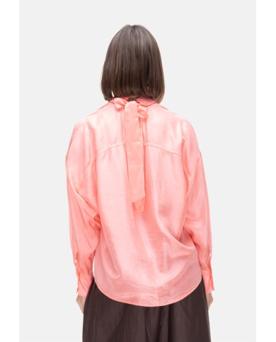 TELA Camicia seta donna Rosa