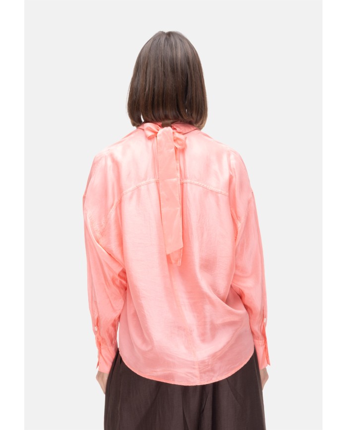 TELA Camicia seta donna Rosa