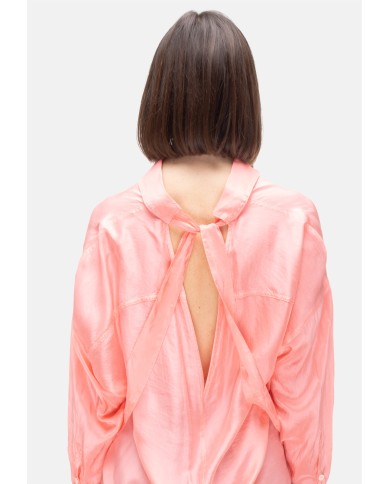 TELA Camicia seta donna Rosa