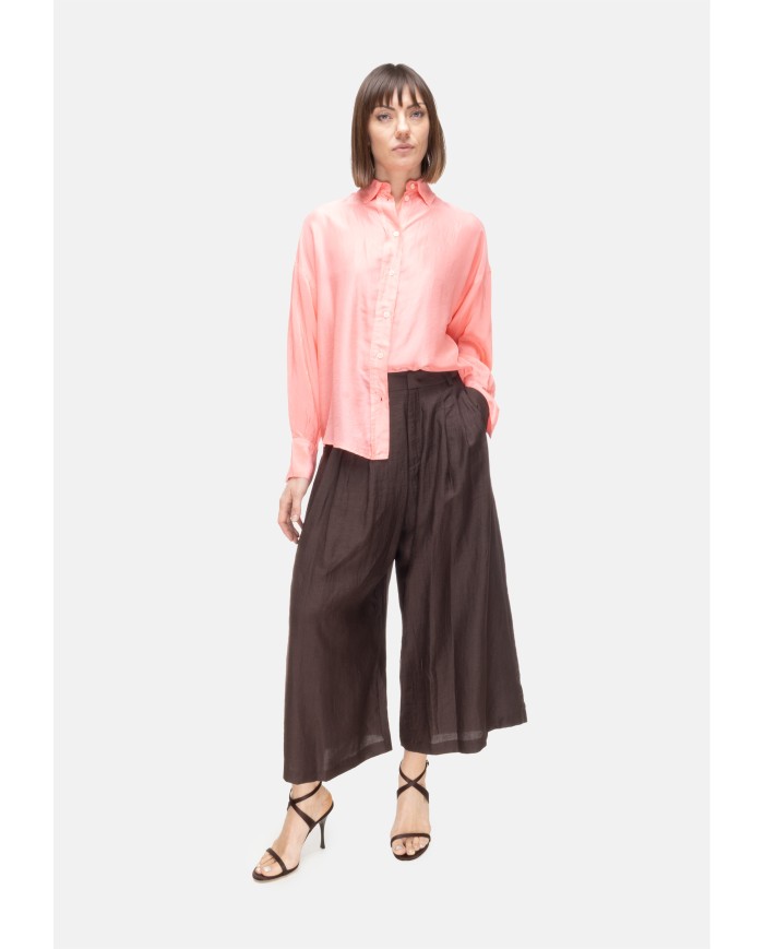 TELA Camicia seta donna Rosa
