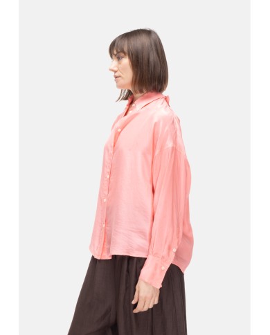 TELA Camicia seta donna Rosa