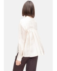 TELA Camicia over donna seta Gesso