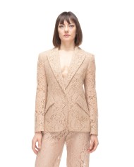 L'AGENCE Giacca donna pizzo Beige