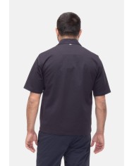 HERNO Camicia uomo manica corta Blu