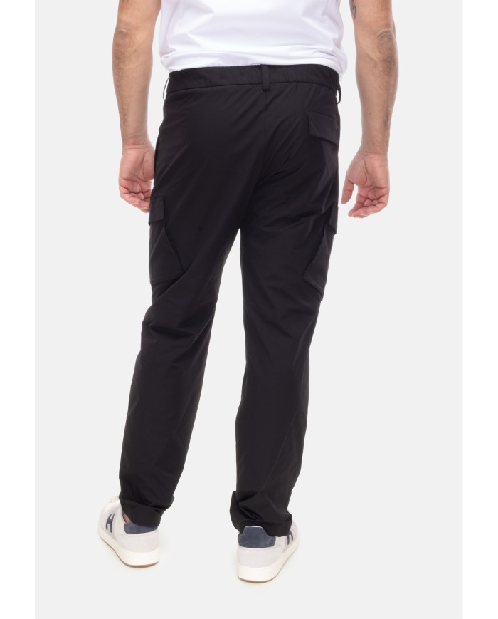 HERNO Pantaloni cargo uomo Nero