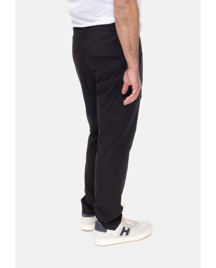 HERNO Pantaloni cargo uomo Nero