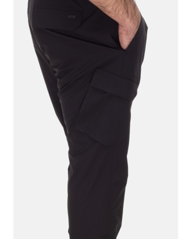 HERNO Pantaloni cargo uomo Nero