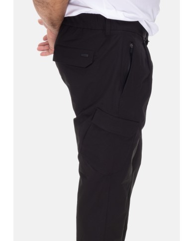 HERNO Pantaloni cargo uomo Nero
