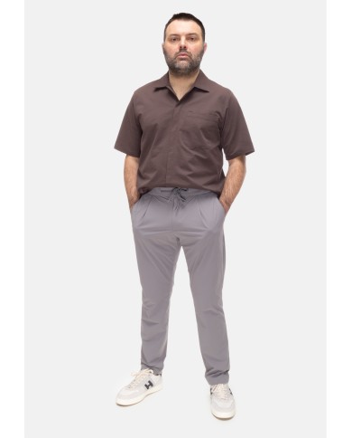 HERNO Pantaloni uomo pinces Grigio medio