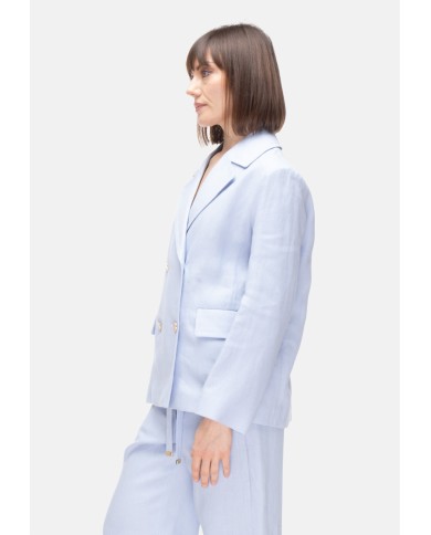 'S MAX MARA Giacca donna doppiopetto Azzurro