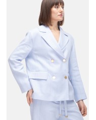 'S MAX MARA Giacca donna doppiopetto Azzurro