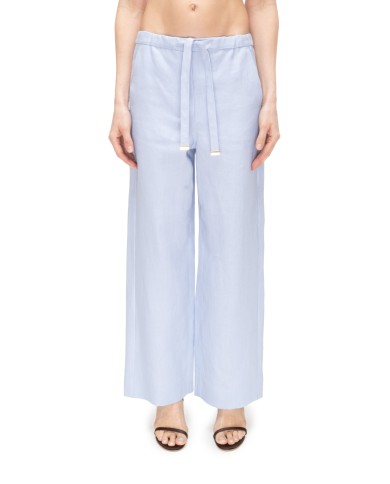 'S MAX MARA Pantaloni donna lino Azzurro