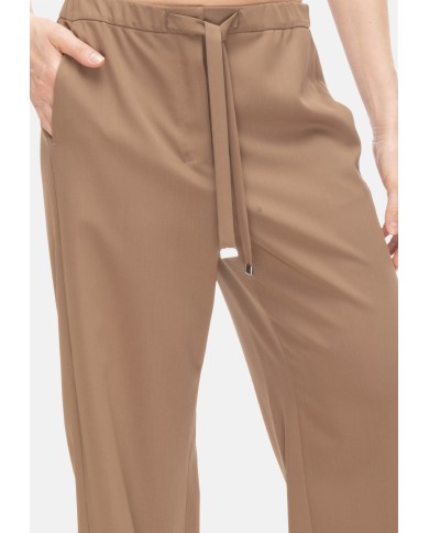 'S MAX MARA Pantaloni donna jogging Cammello