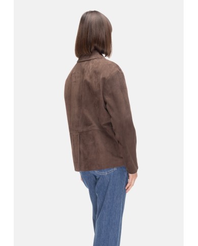 'S MAX MARA Giacca pelle donna Marrone