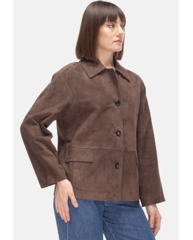 'S MAX MARA Giacca pelle donna Marrone