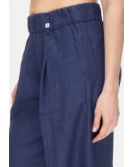 MYTHS Pantaloni donna Blu navy
