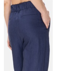 MYTHS Pantaloni donna Blu navy