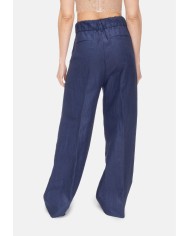MYTHS Pantaloni donna Blu navy