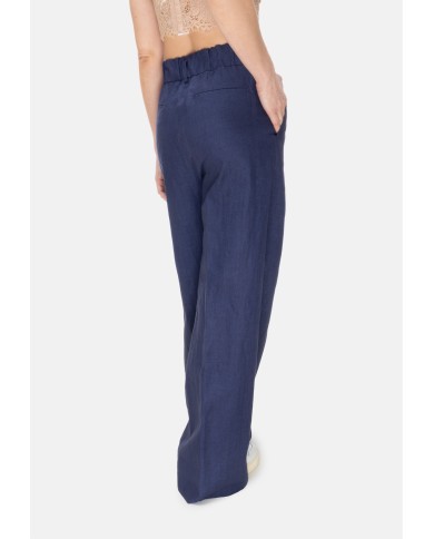 MYTHS Pantaloni donna Blu navy