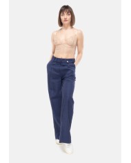 MYTHS Pantaloni donna Blu navy