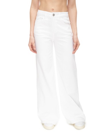 SHAFT JEANS Jeans donna vita alta Bianco