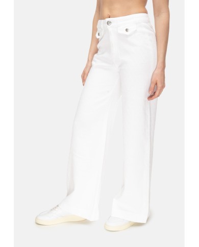 SHAFT JEANS Jeans donna bianco