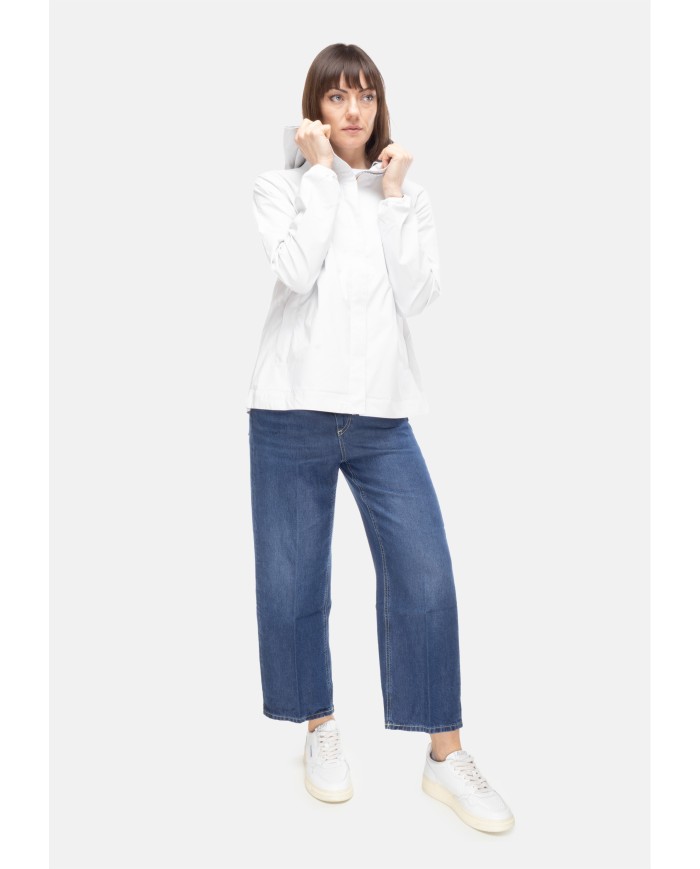 K-WAY Giubbino donna Marguerite stretch White               