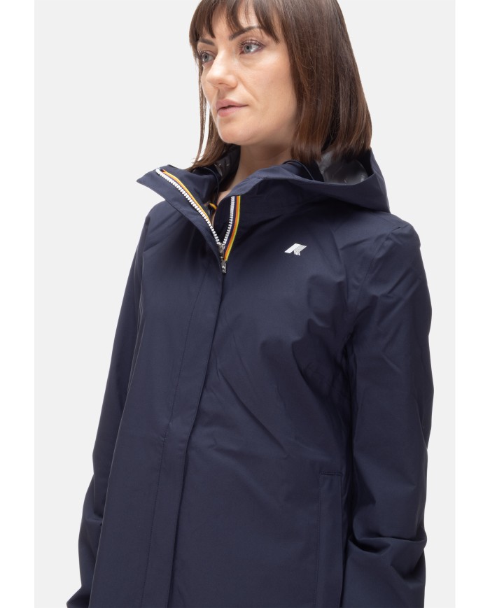 K-WAY Giaccone donna Sophie stretch Blue Depth