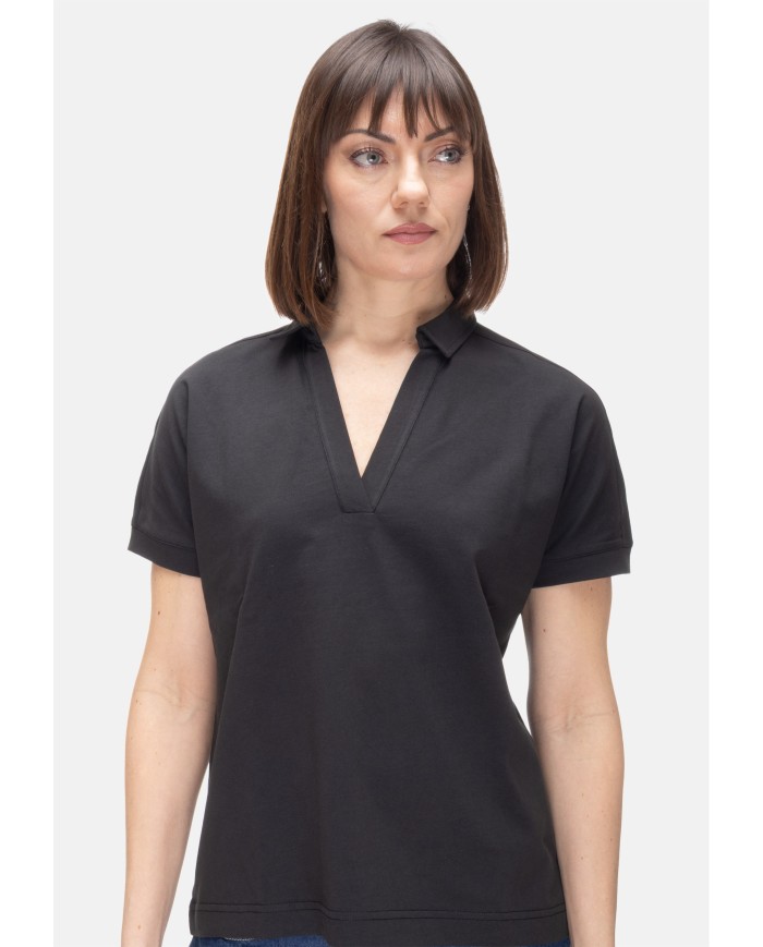 K-WAY T-shirt donna Iselie Black Pure          