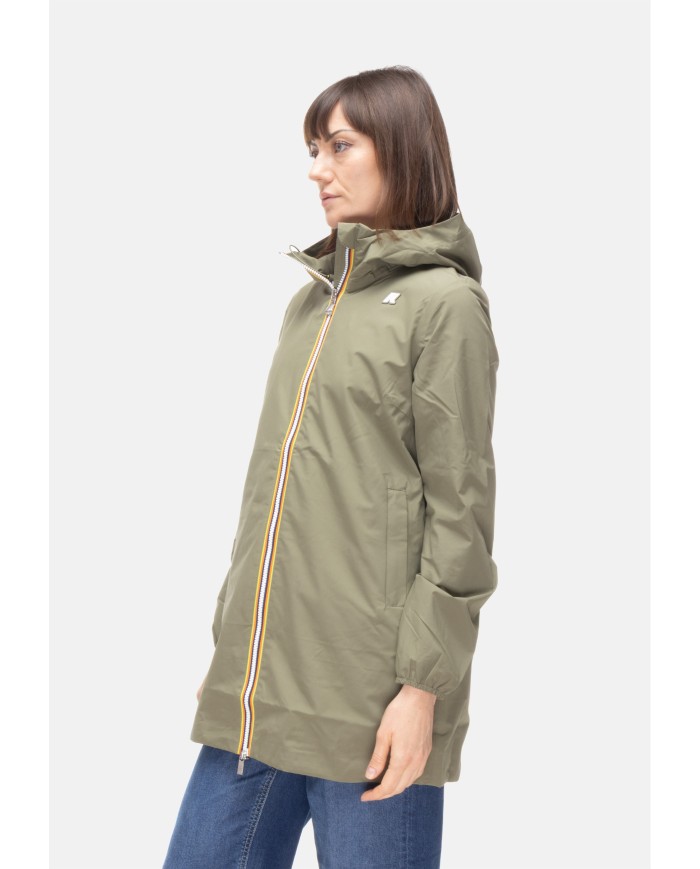 K-WAY Giaccone donna Sophie Green Lichen