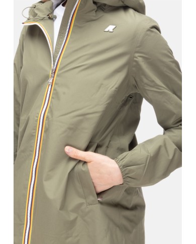 K-WAY Giaccone donna Sophie Green Lichen