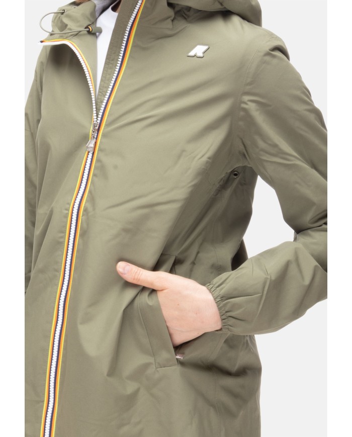 K-WAY Giaccone donna Sophie Green Lichen