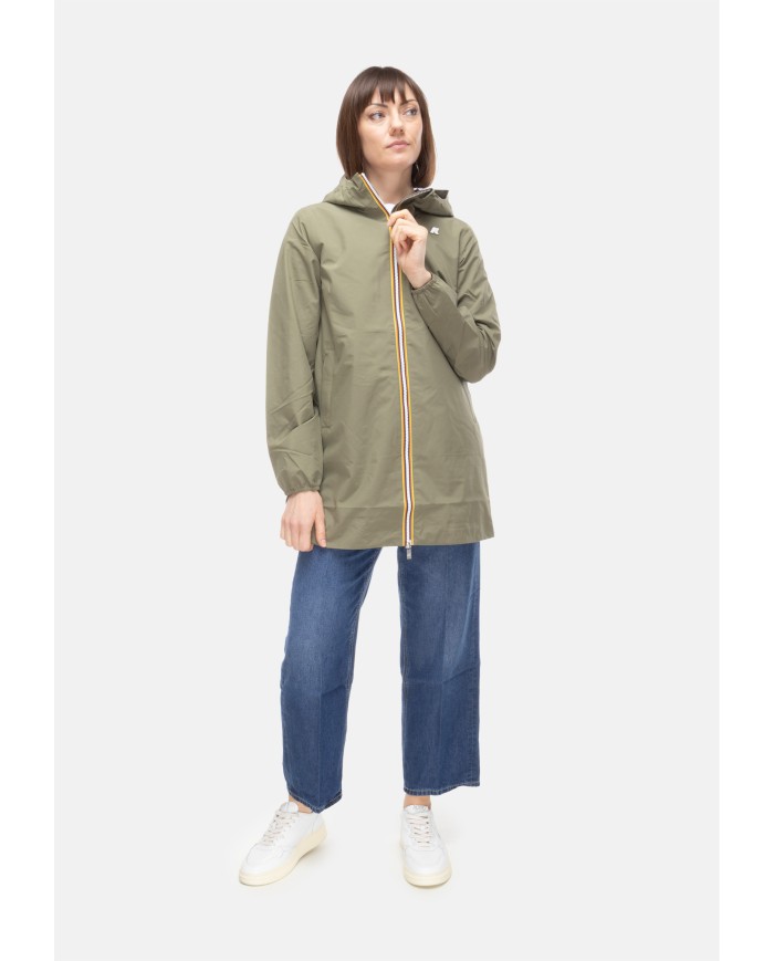 K-WAY Giaccone donna Sophie Green Lichen