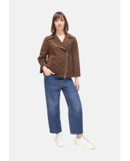 THE JACKIE Chiodo suede donna marrone