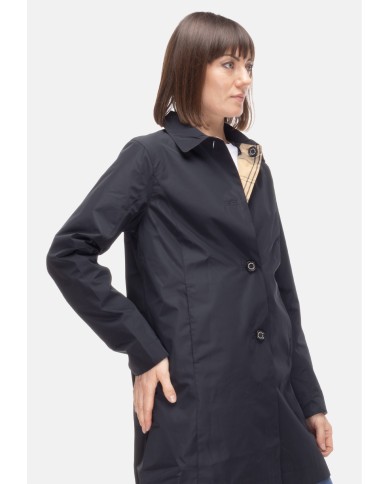 BARBOUR Giaccone donna reversibile Babbity Nera