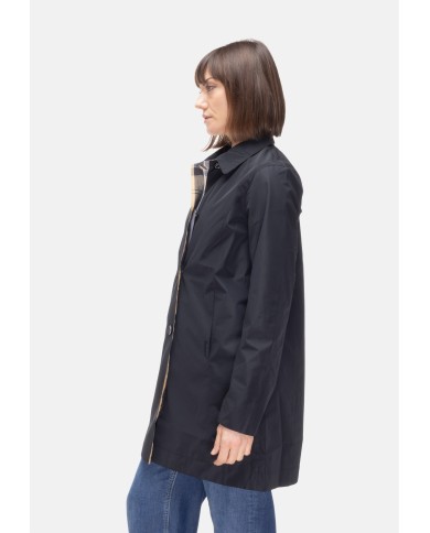 BARBOUR Giaccone donna reversibile Babbity Nera