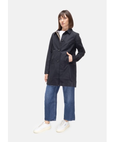 BARBOUR Giaccone donna reversibile Babbity Nera