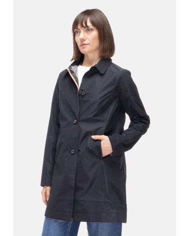 BARBOUR Giaccone donna reversibile Babbity Nera
