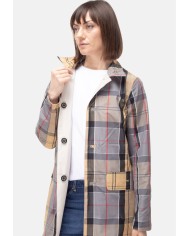 BARBOUR Giaccone donna reversibile Babbity beige