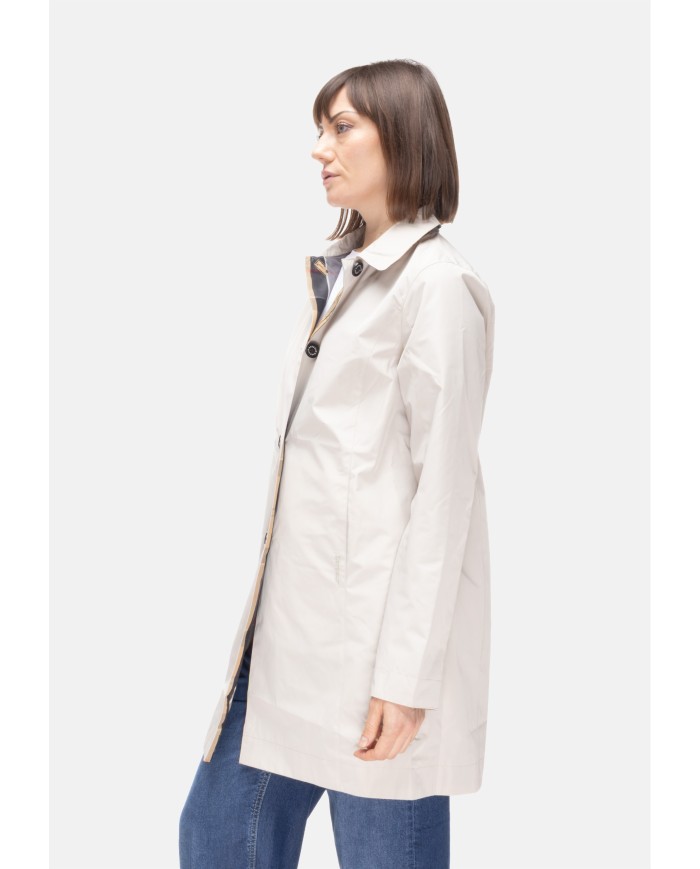 BARBOUR Giaccone donna reversibile Babbity beige