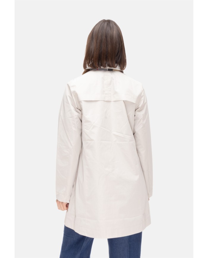 BARBOUR Giaccone donna reversibile Babbity beige