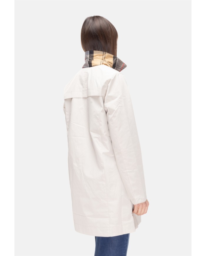 BARBOUR Giaccone donna reversibile Babbity beige
