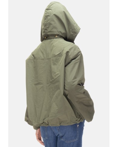 BARBOUR Giubbino donna antipioggia Weaver verde