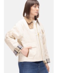 BARBOUR Giubbino donna antipioggia Spey beige
