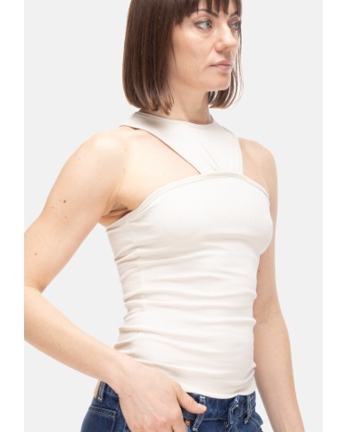 TELA Top donna Avorio