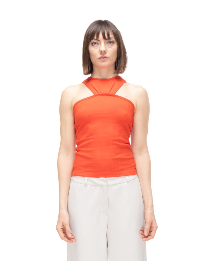 TELA Top donna Rosso