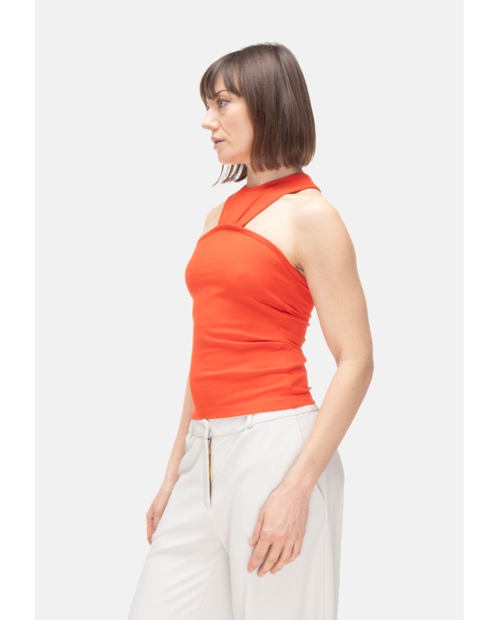 TELA Top donna Rosso