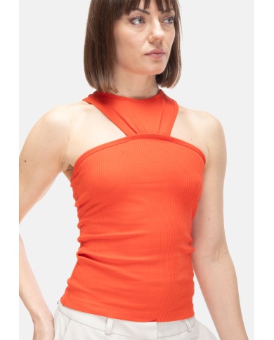 TELA Top donna Rosso