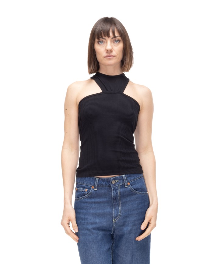 TELA Top donna Nero